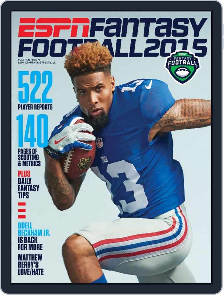 Espn Fantasy Football Magazine Digital Subscription Discount
