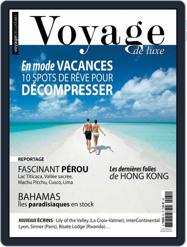 Voyage De Luxe Magazine Digital Subscription Discount