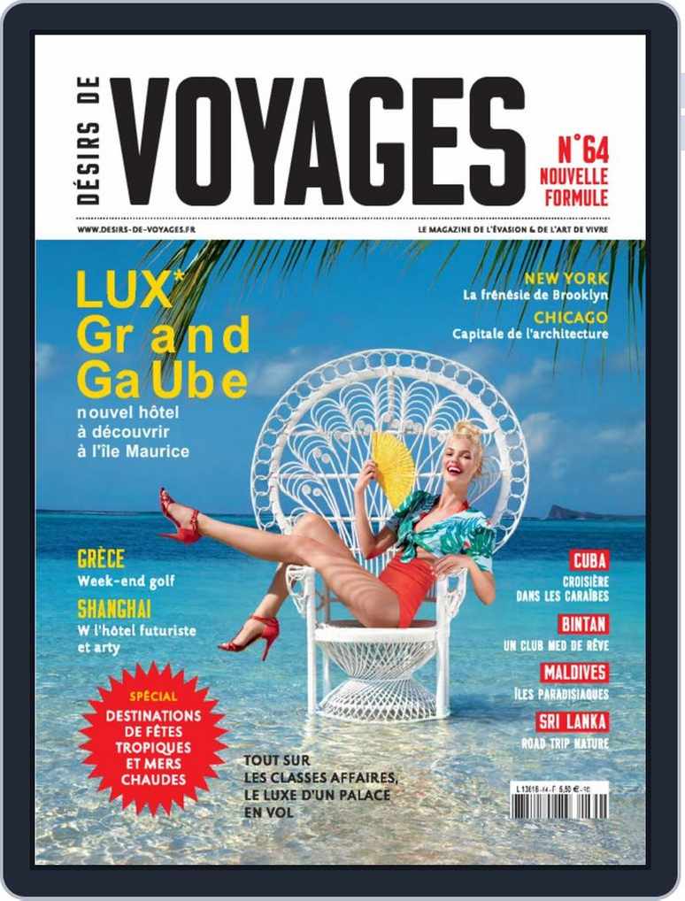 Desirs De Voyages Magazine Digital Subscription Discount