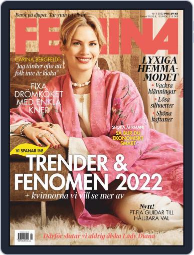 Femina Sweden Magazine (Digital) January 3rd, 2022 Issue Cover