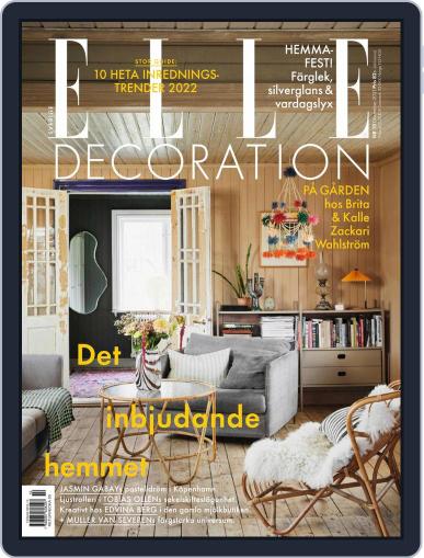 ELLE Decoration Sweden Magazine (Digital) December 1st, 2021 Issue Cover