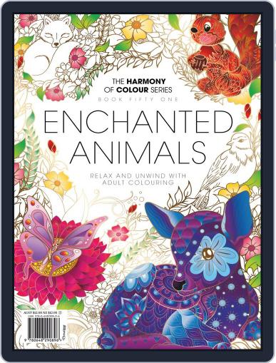 Colouring Book: Enchanted Animals January 29th, 2019 Digital Back Issue Cover
