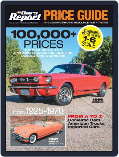 Old Cars Report Price Guide November 1st, 2022 Digital Back Issue Cover