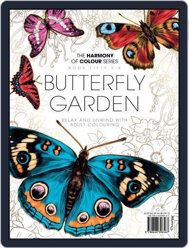 Colouring Book: Butterfly Garden June 19th, 2019 Digital Back Issue Cover