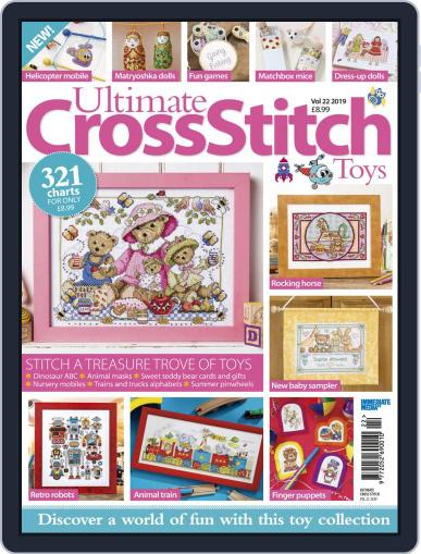 Ultimate Cross Stitch Toys United Kingdom July 8th, 2019 Digital Back Issue Cover