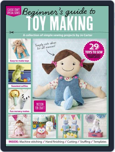 Beginner's Guide to Toy Making August 5th, 2019 Digital Back Issue Cover