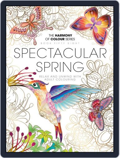 Colouring Book: Spectacular Spring August 20th, 2019 Digital Back Issue Cover