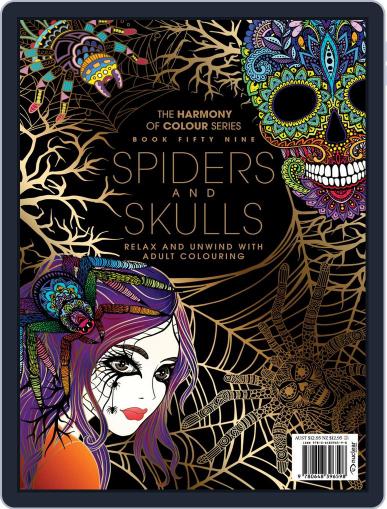 Colouring Book: Spider and Skulls September 17th, 2019 Digital Back Issue Cover