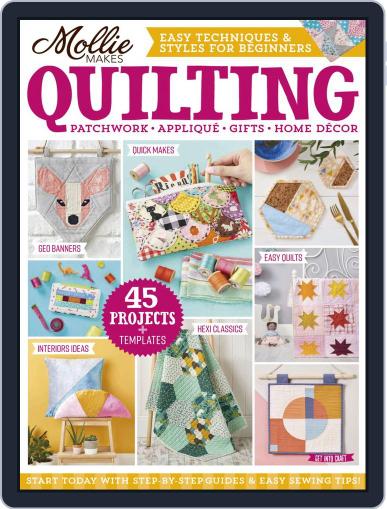 Mollie Makes Quilting October 22nd, 2019 Digital Back Issue Cover