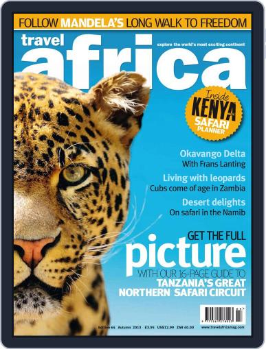Travel Africa October 1st, 2013 Digital Back Issue Cover