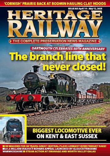 Heritage Railway April 11th, 2023 Digital Back Issue Cover