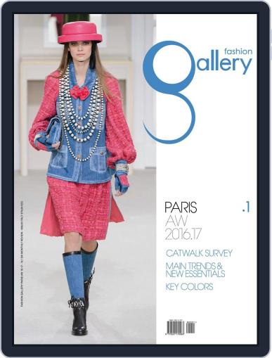 FASHION GALLERY PARIS October 1st, 2016 Digital Back Issue Cover
