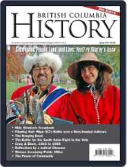 British Columbia History (Digital) Subscription                    February 1st, 2019 Issue