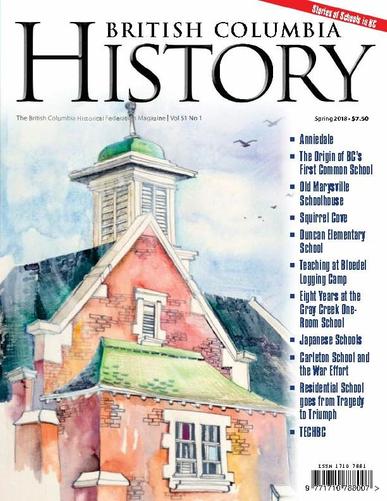 British Columbia History March 1st, 2018 Digital Back Issue Cover