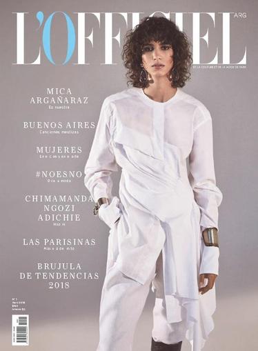 L'Officiel Argentina April 1st, 2018 Digital Back Issue Cover
