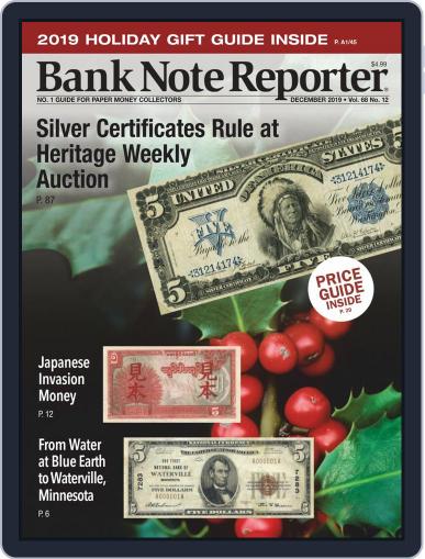 Banknote Reporter December 1st, 2019 Digital Back Issue Cover