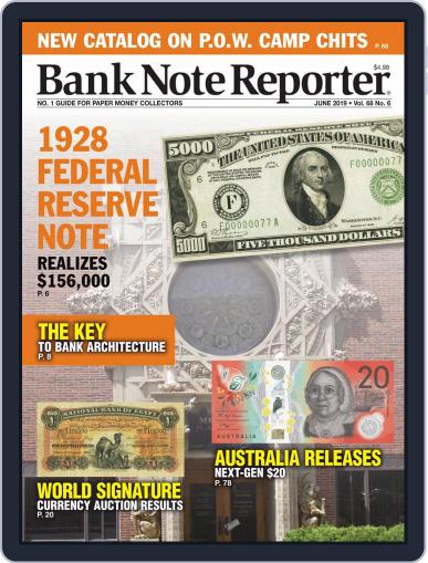 Banknote Reporter June 1st, 2019 Digital Back Issue Cover