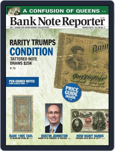 Banknote Reporter March 1st, 2019 Digital Back Issue Cover