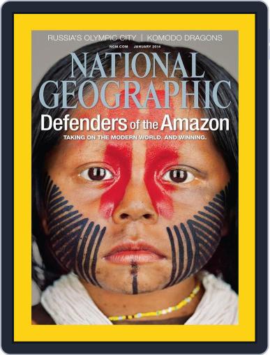 National Geographic December 31st, 2013 Digital Back Issue Cover