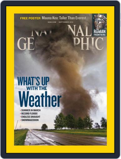 National Geographic August 31st, 2012 Digital Back Issue Cover
