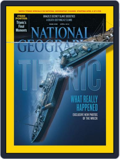 National Geographic March 30th, 2012 Digital Back Issue Cover