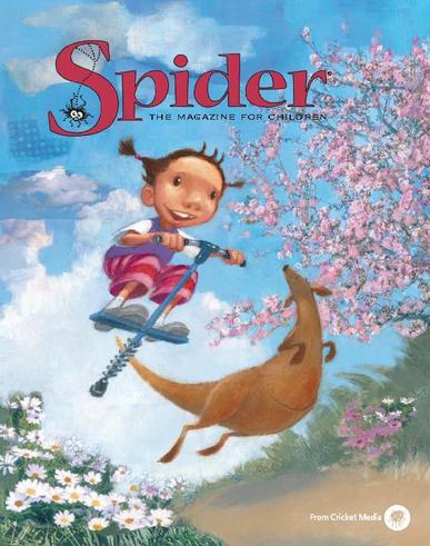 Spider Magazine Stories, Games, Activites And Puzzles For Children And Kids April 1st, 2018 Digital Back Issue Cover