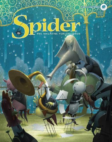 Spider Magazine Stories, Games, Activites And Puzzles For Children And Kids January 1st, 2018 Digital Back Issue Cover