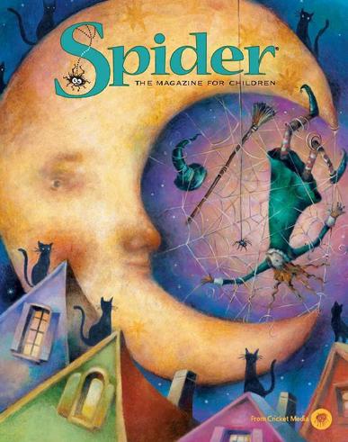 Spider Magazine Stories, Games, Activites And Puzzles For Children And Kids October 1st, 2017 Digital Back Issue Cover