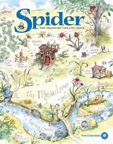 Spider Magazine Stories, Games, Activites And Puzzles For Children And Kids May 1st, 2017 Digital Back Issue Cover