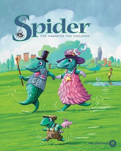 Spider Magazine Stories, Games, Activites And Puzzles For Children And Kids January 1st, 2017 Digital Back Issue Cover