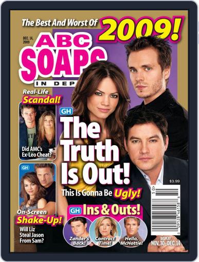 ABC Soaps In Depth November 26th, 2009 Digital Back Issue Cover