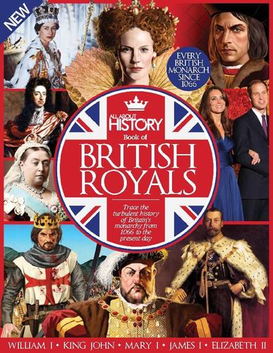 All About History Book of British Royals March 1st, 2016 Digital Back Issue Cover