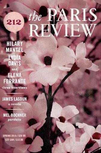 The Paris Review June 1st, 2015 Digital Back Issue Cover