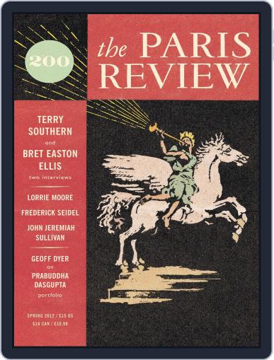 The Paris Review March 12th, 2012 Digital Back Issue Cover