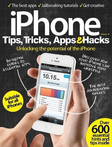 iPhone Tips, Tricks, Apps & Hacks August 7th, 2013 Digital Back Issue Cover