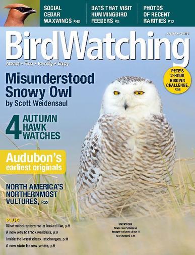 BirdWatching September 1st, 2015 Digital Back Issue Cover