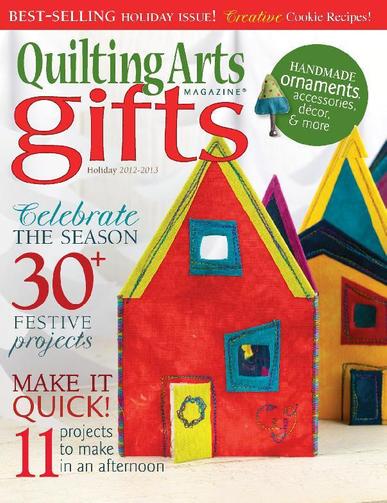 Quilting Arts Holiday September 5th, 2012 Digital Back Issue Cover