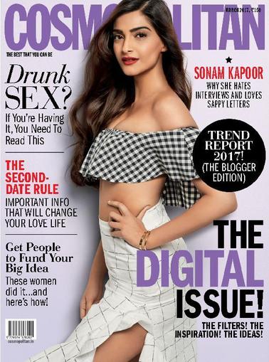 Cosmopolitan India March 1st, 2017 Digital Back Issue Cover
