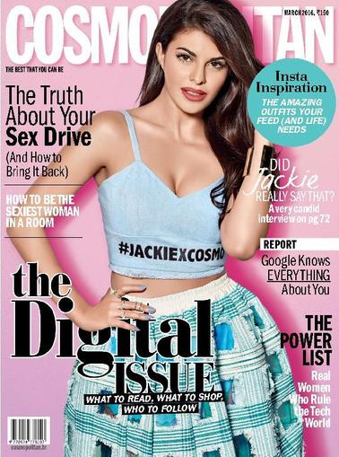 Cosmopolitan India March 1st, 2016 Digital Back Issue Cover