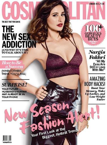 Cosmopolitan India August 1st, 2015 Digital Back Issue Cover