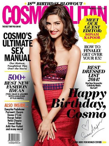 Cosmopolitan India October 21st, 2014 Digital Back Issue Cover