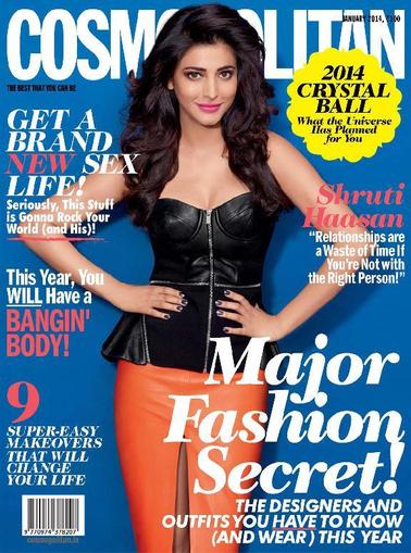 Cosmopolitan India January 12th, 2014 Digital Back Issue Cover