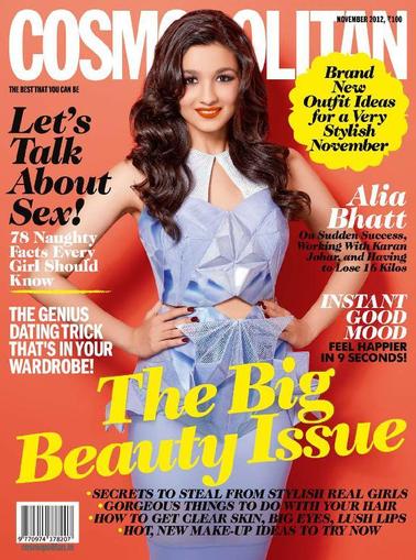 Cosmopolitan India November 19th, 2012 Digital Back Issue Cover