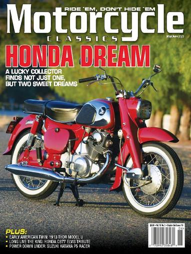 Motorcycle Classics May 1st, 2023 Digital Back Issue Cover