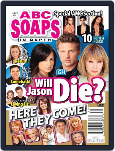 ABC Soaps In Depth August 4th, 2011 Digital Back Issue Cover