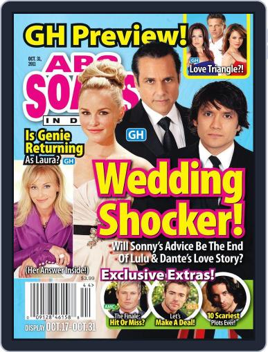 ABC Soaps In Depth October 13th, 2011 Digital Back Issue Cover