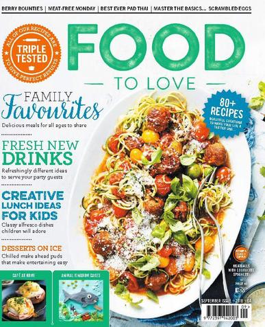 Food To Love September 1st, 2018 Digital Back Issue Cover