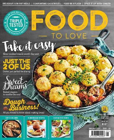 Food To Love January 1st, 2018 Digital Back Issue Cover