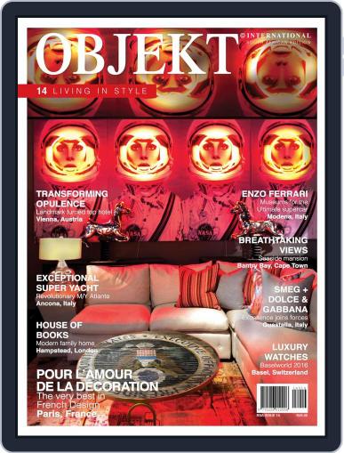 OBJEKT South Africa April 4th, 2016 Digital Back Issue Cover