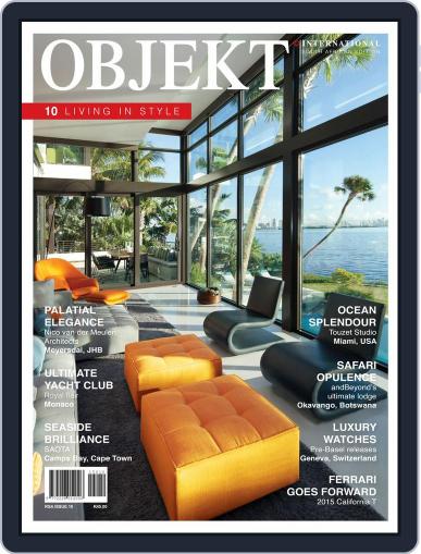 OBJEKT South Africa June 1st, 2015 Digital Back Issue Cover